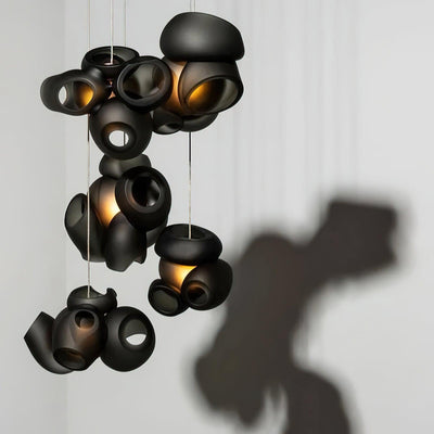 Ursa Bubbles Cluster Glass Pendant Light
