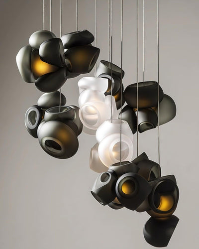 Ursa Bubbles Cluster Glass Pendant Light