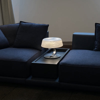 Nysolora Dome Alabaster Table Lamp