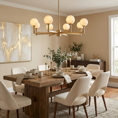 Corleigh Alabaster Chandelier