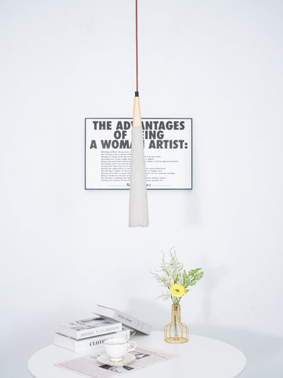 Lirixon Pendant Lamp Concrete Pleated