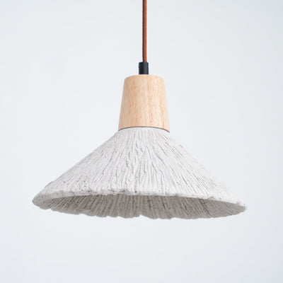 Lirixon Pendant Lamp Concrete Pleated