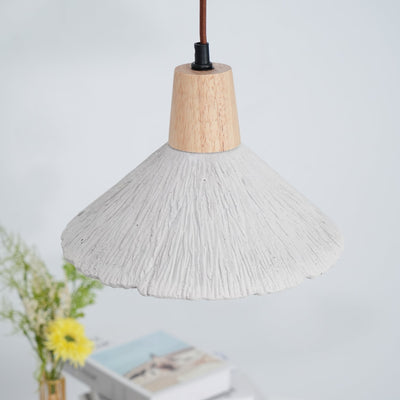 Lirixon Pendant Lamp Concrete Pleated