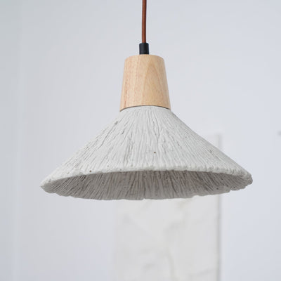 Lirixon Pendant Lamp Concrete Pleated