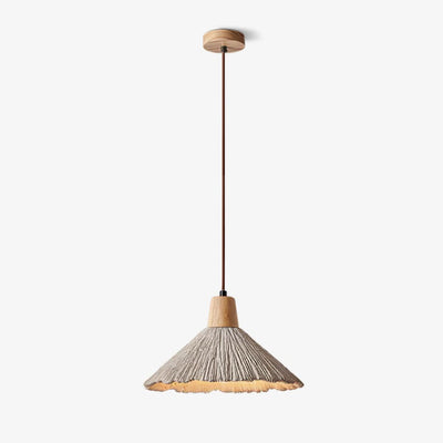 Lirixon Pendant Lamp Concrete Pleated