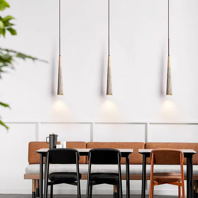 Lirixon Pendant Lamp Concrete Pleated