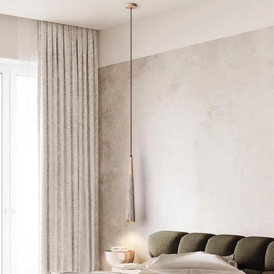 Lirixon Pendant Lamp Concrete Pleated