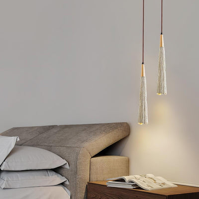 Lirixon Pendant Lamp Concrete Pleated
