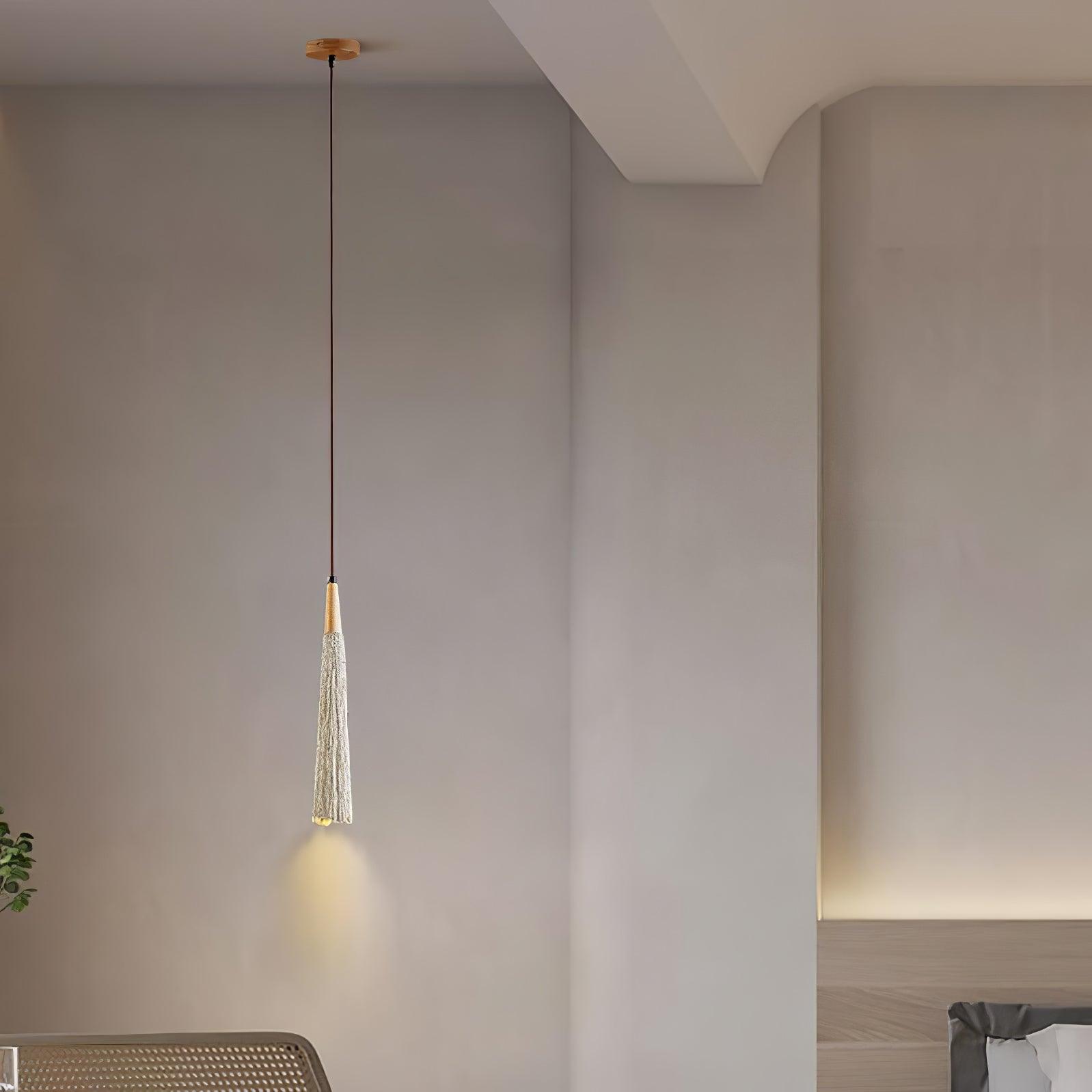 Lirixon Pendant Lamp Concrete Pleated