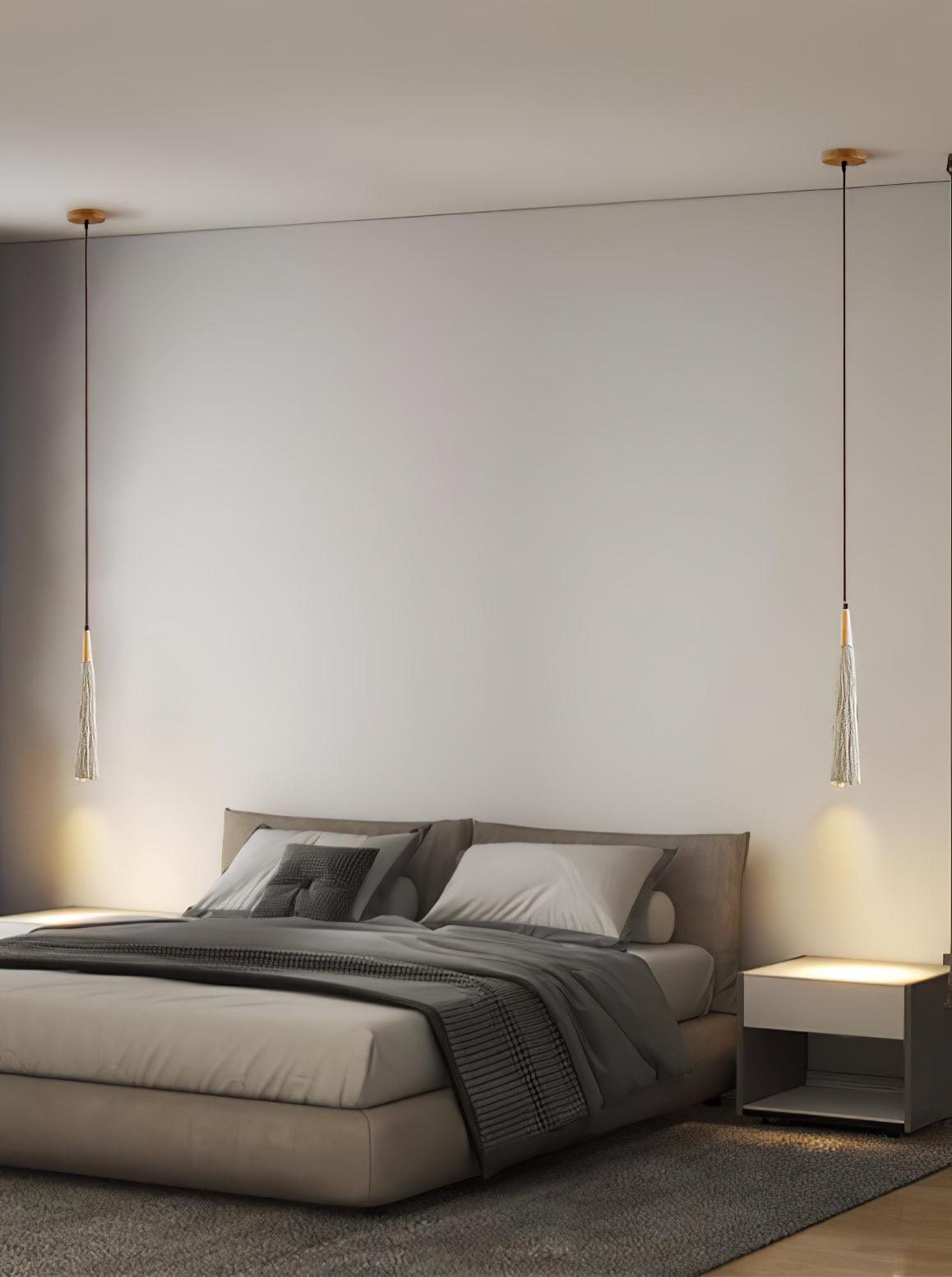 Lirixon Pendant Lamp Concrete Pleated