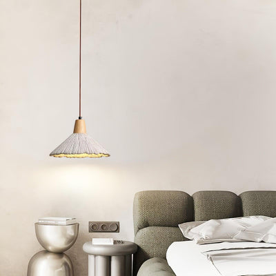Lirixon Pendant Lamp Concrete Pleated
