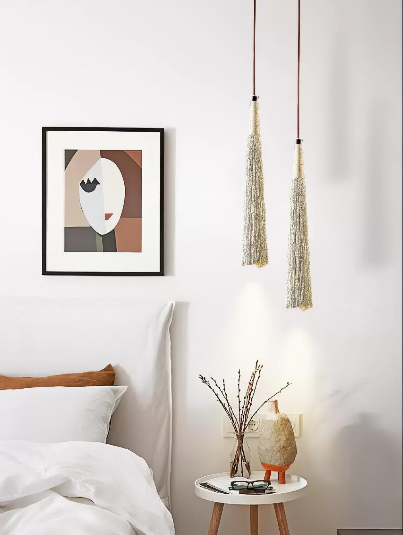 Lirixon Pendant Lamp Concrete Pleated