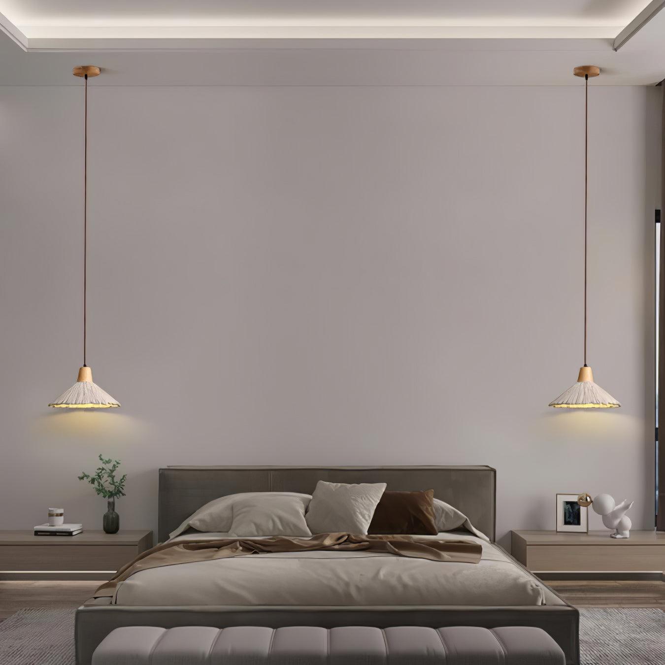 Lirixon Pendant Lamp Concrete Pleated