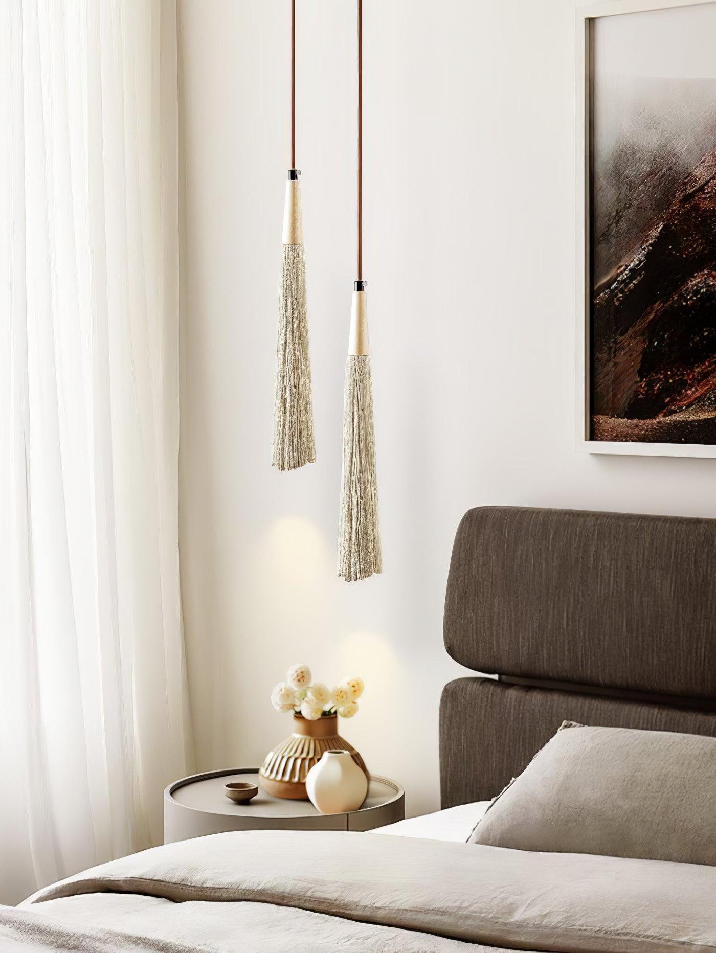 Lirixon Pendant Lamp Concrete Pleated