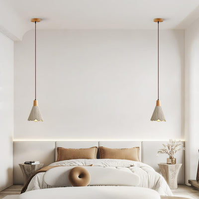 Lirixon Pendant Lamp Concrete Pleated