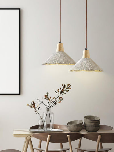 Lirixon Pendant Lamp Concrete Pleated