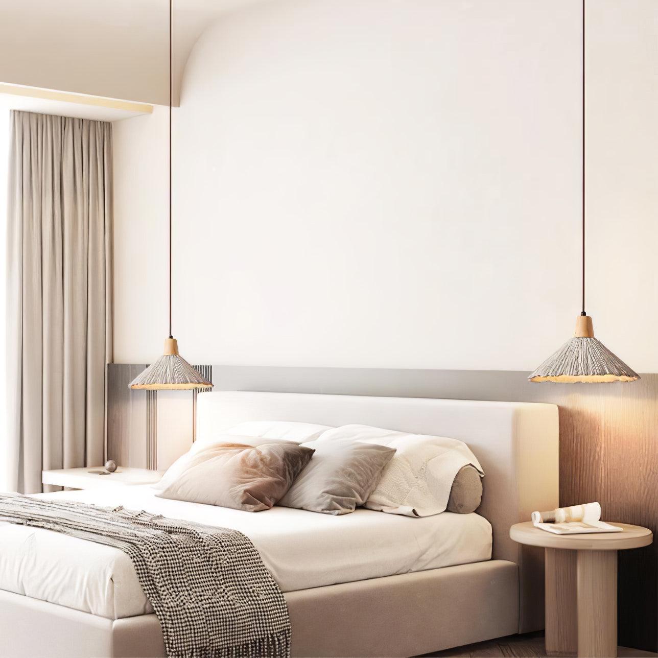 Lirixon Pendant Lamp Concrete Pleated