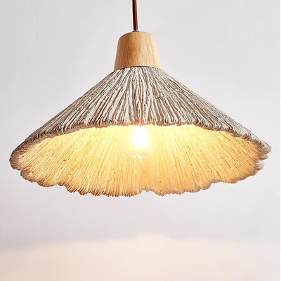 Lirixon Pendant Lamp Concrete Pleated