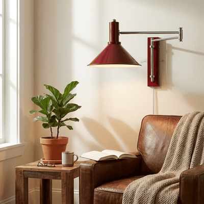 Cone Swing Arm Wall Sconce