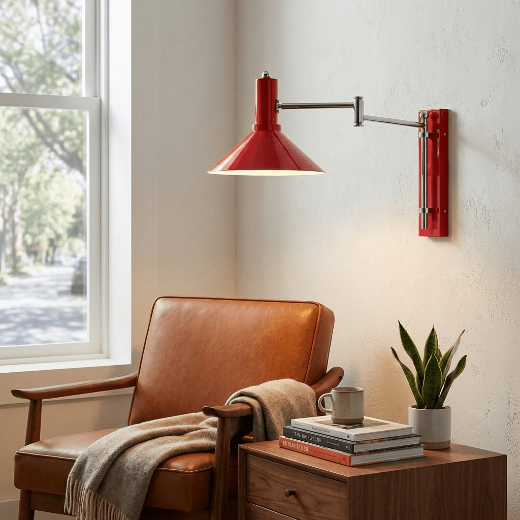 Cone Swing Arm Wall Sconce