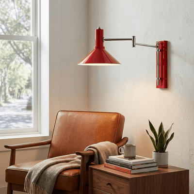 Cone Swing Arm Wall Sconce