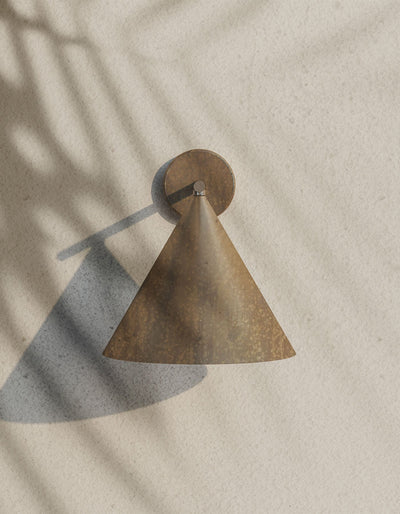 Forgecone Rustic Cone Wall Light