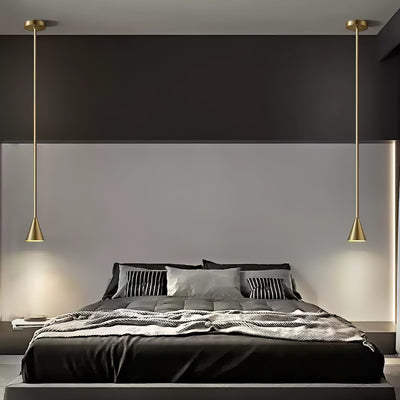 Cutheion Modern Minimalist Brass Pendant Light