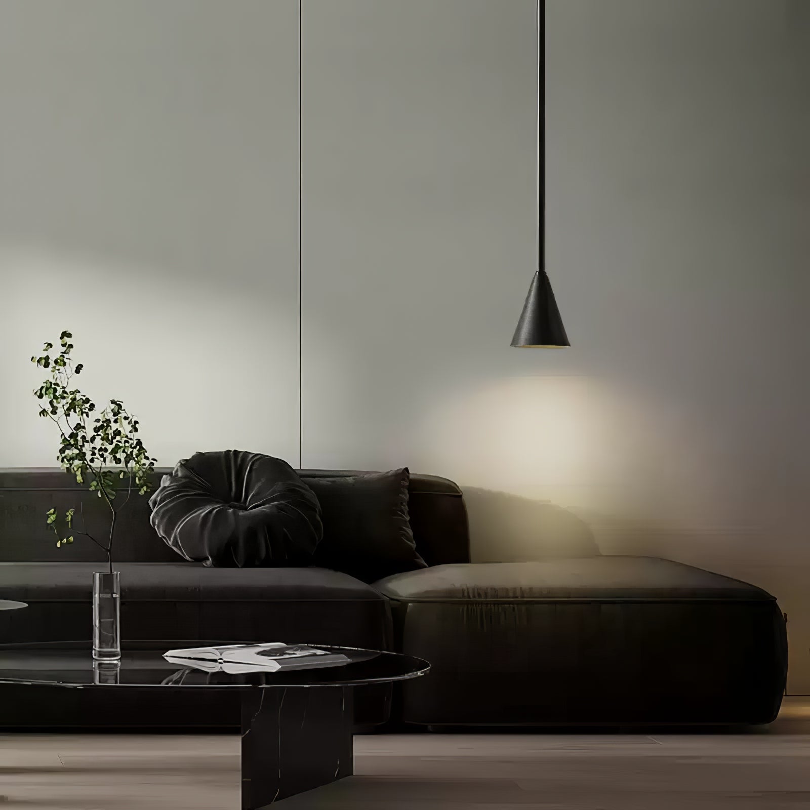 Cutheion Modern Minimalist Brass Pendant Light