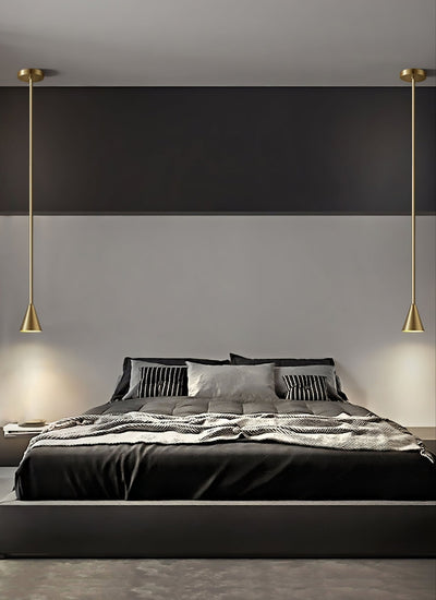 Cutheion Modern Minimalist Brass Pendant Light