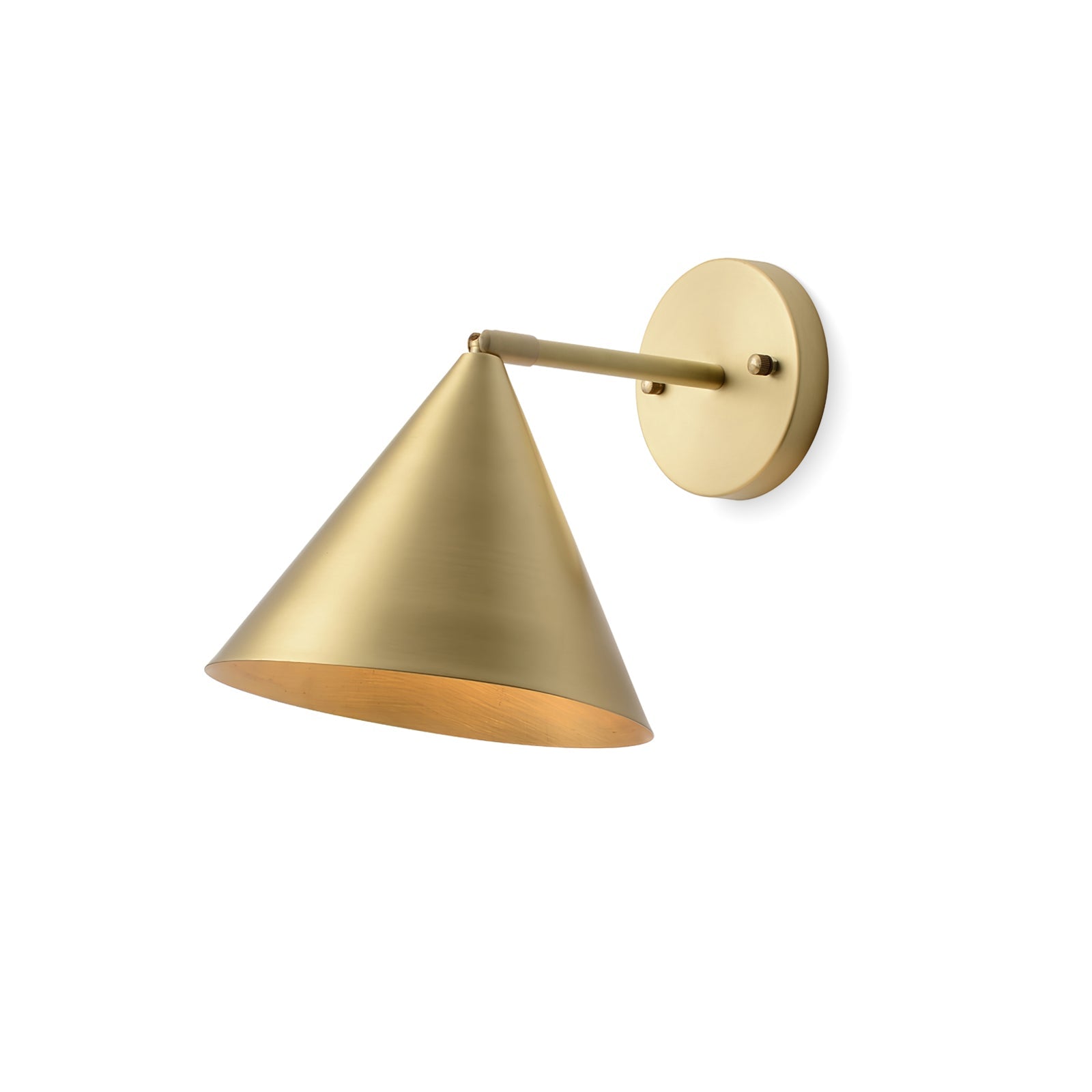 Serowen Wall Lamp Cone Brass Minimalist