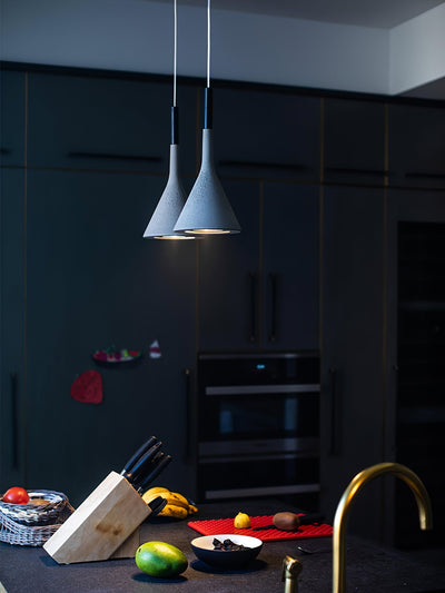 Veyloth Conical Concrete Pendant Light