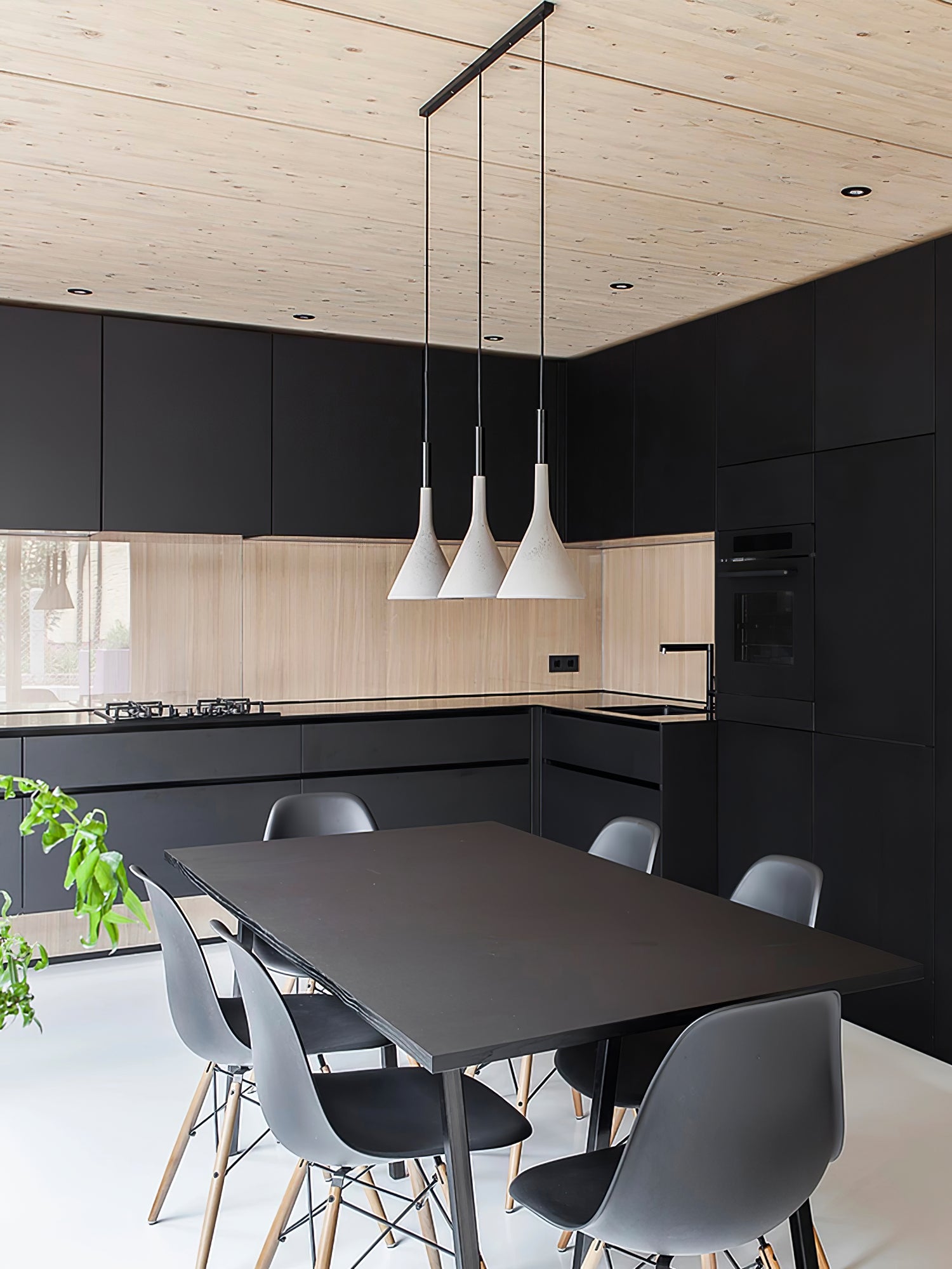 Veyloth Conical Concrete Pendant Light