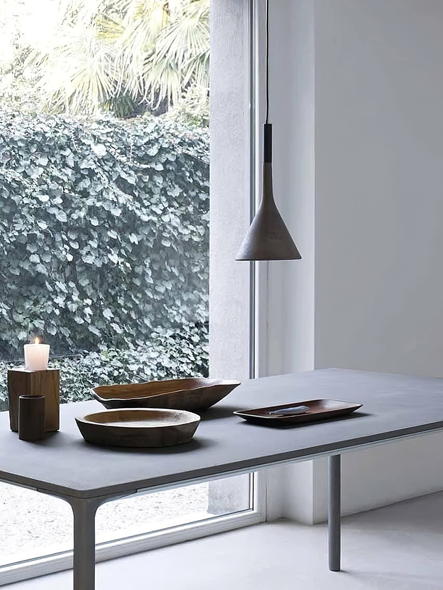Veyloth Conical Concrete Pendant Light