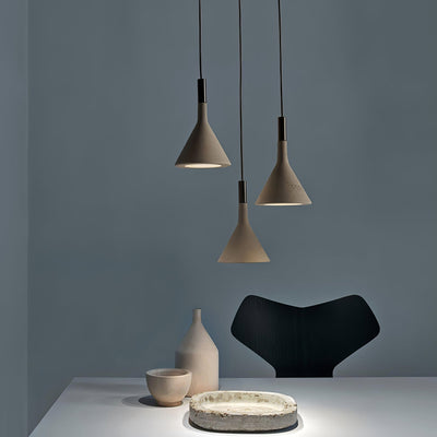Veyloth Conical Concrete Pendant Light