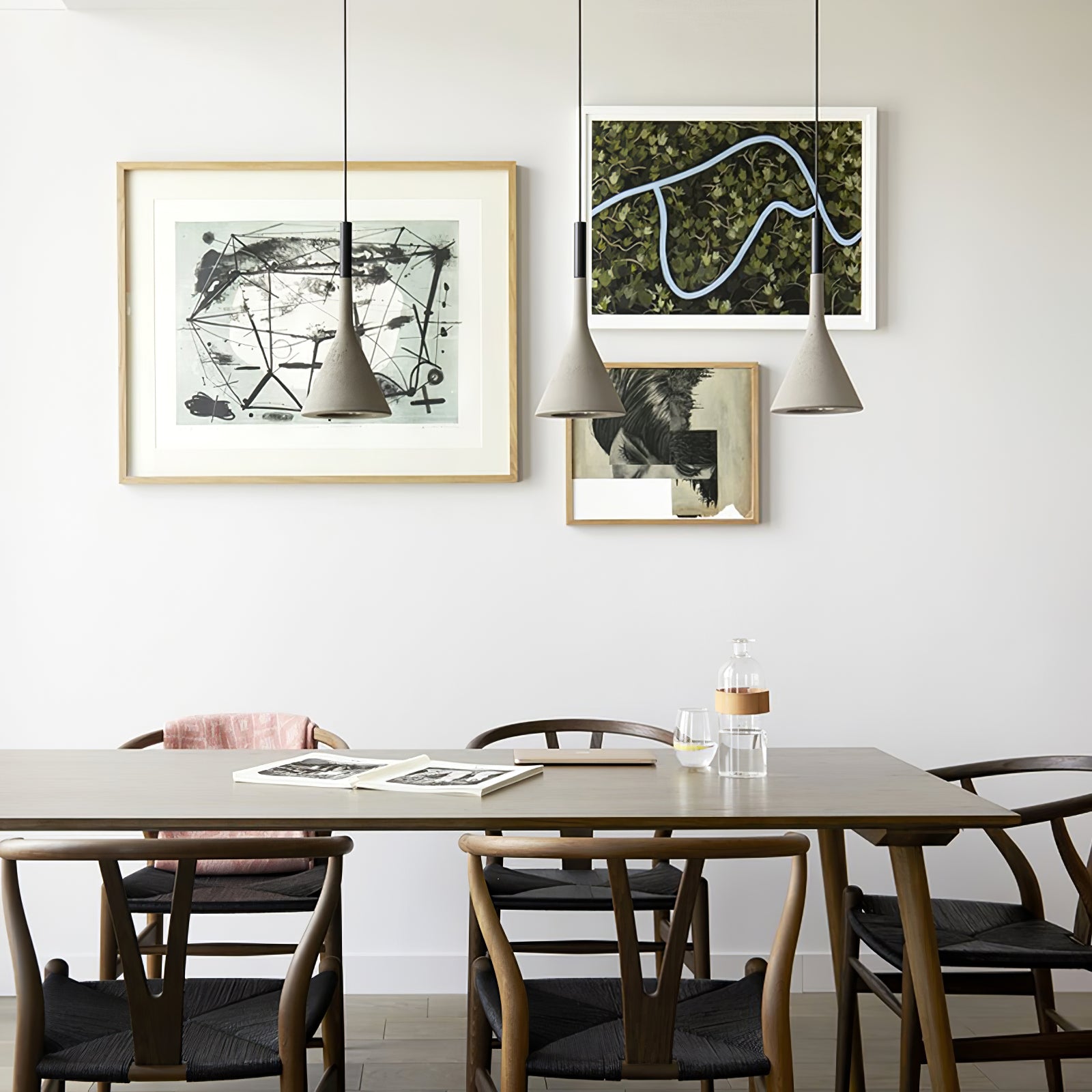 Veyloth Conical Concrete Pendant Light