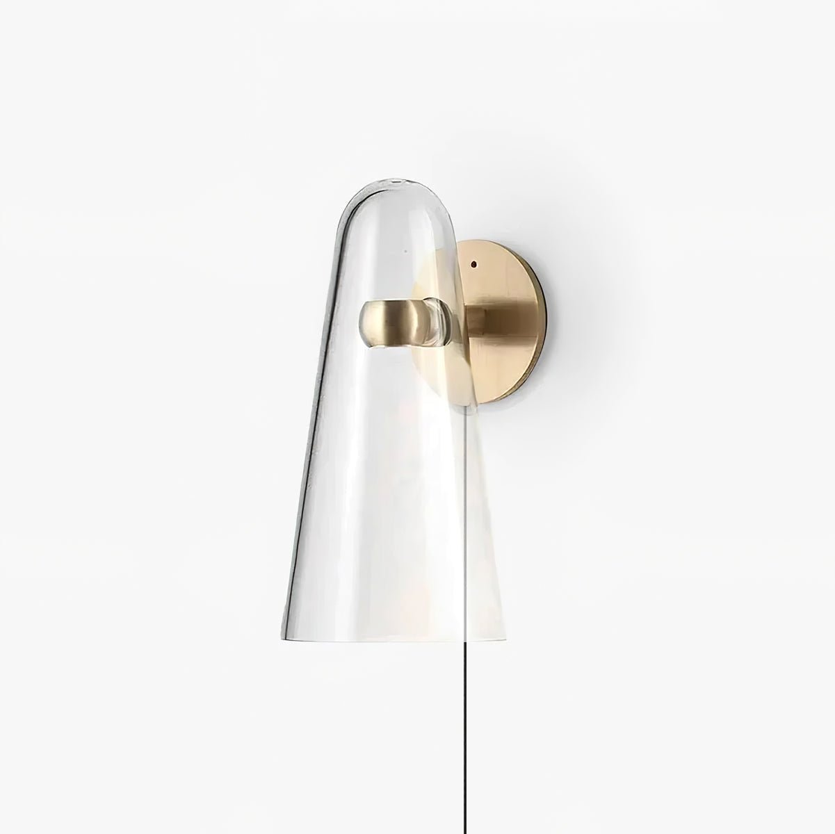 Velivira Conical Glass Wall Light