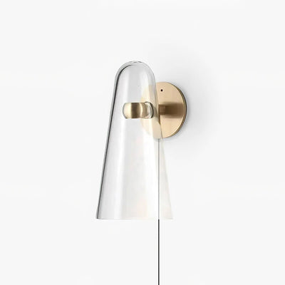 Velivira Conical Glass Wall Light