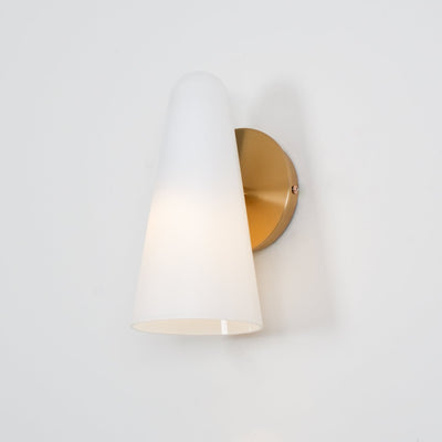 Velivira Conical Glass Wall Light