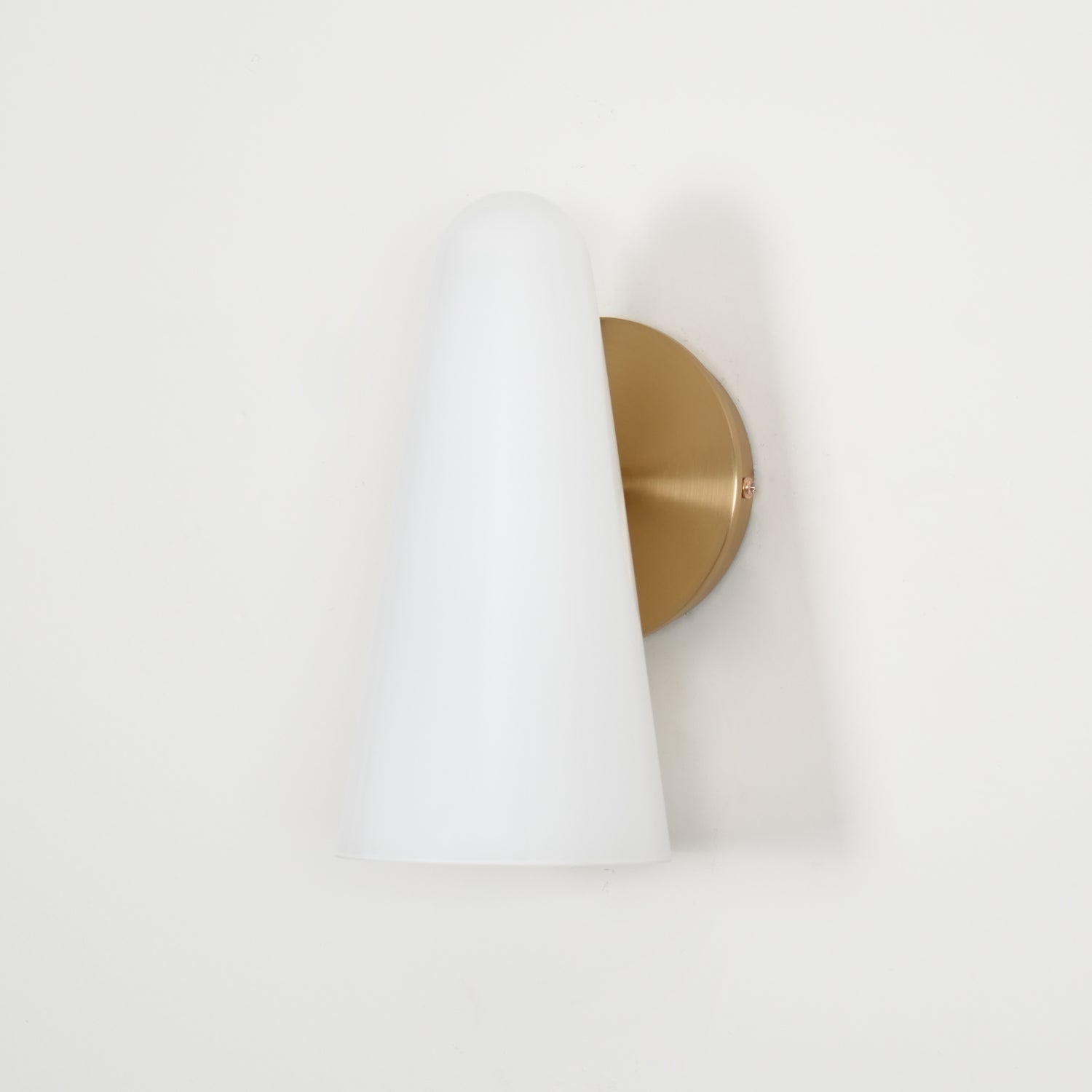 Velivira Conical Glass Wall Light