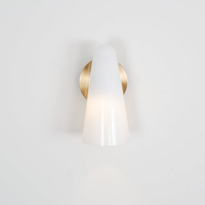 Velivira Conical Glass Wall Light