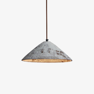 Sura Pendant Lamp Ceramic Cone Rustic Vintage Minimalist