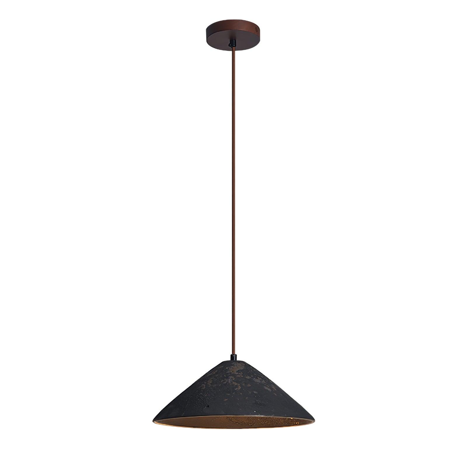 Sura Pendant Lamp Ceramic Cone Rustic Vintage Minimalist