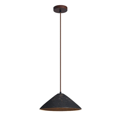 Sura Pendant Lamp Ceramic Cone Rustic Vintage Minimalist