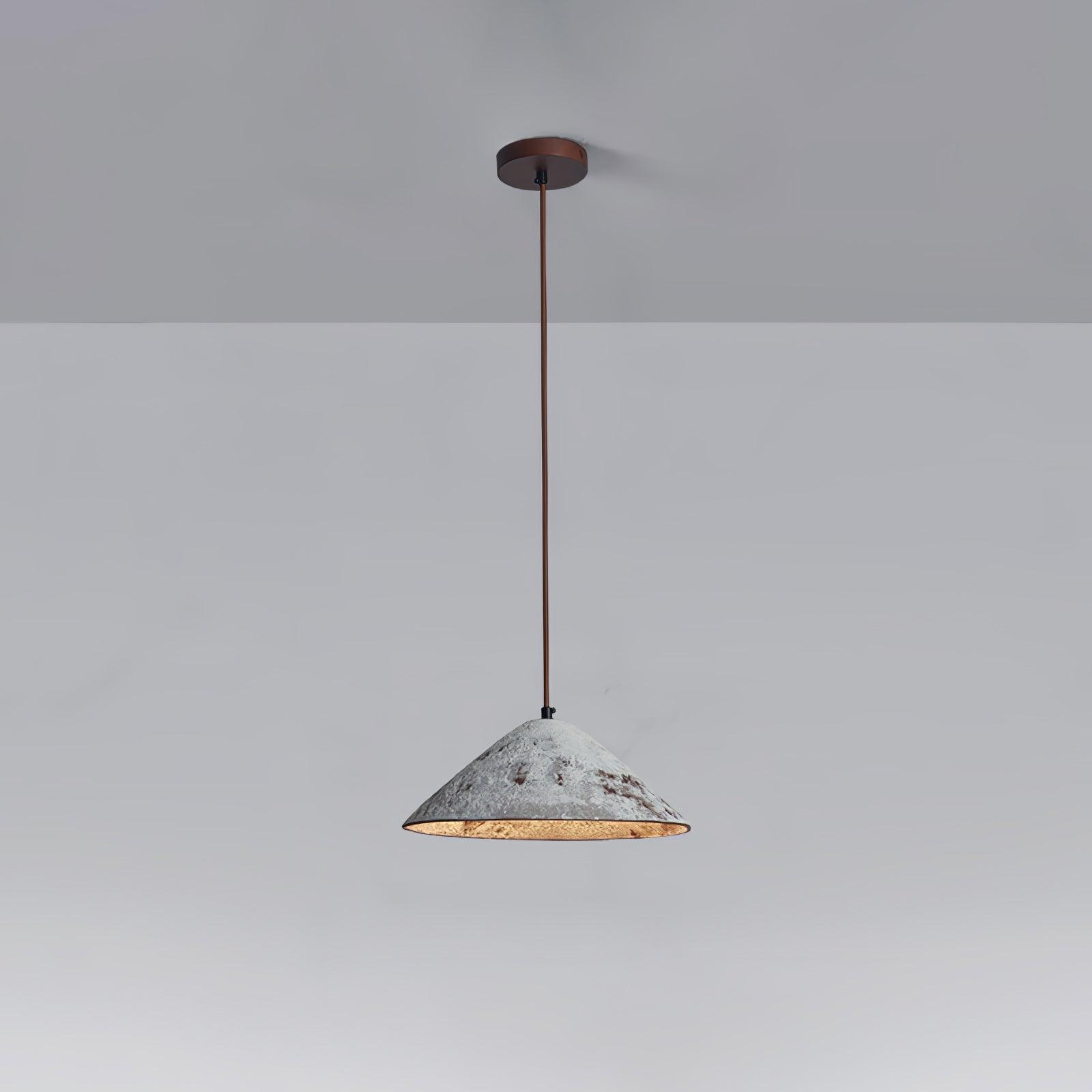Sura Pendant Lamp Ceramic Cone Rustic Vintage Minimalist
