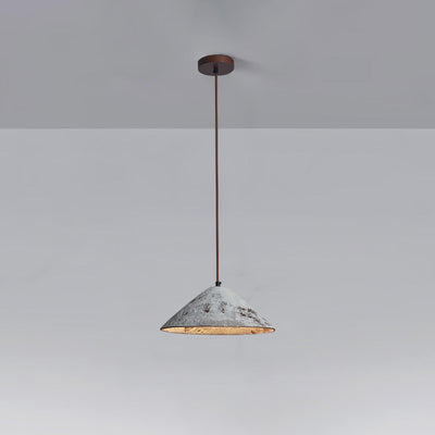 Sura Pendant Lamp Ceramic Cone Rustic Vintage Minimalist