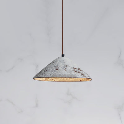 Sura Pendant Lamp Ceramic Cone Rustic Vintage Minimalist