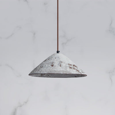 Sura Pendant Lamp Ceramic Cone Rustic Vintage Minimalist