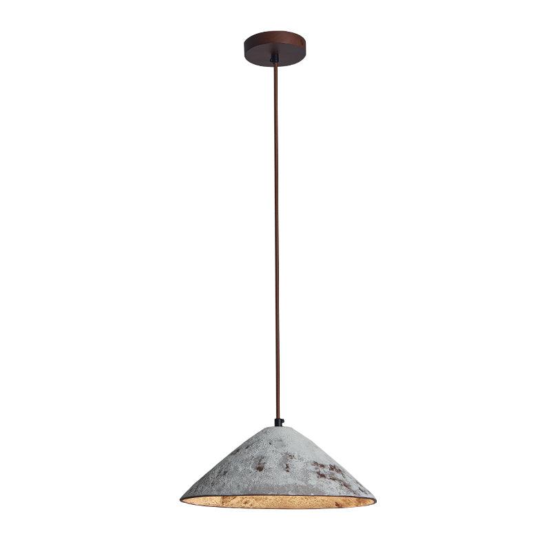 Sura Pendant Lamp Ceramic Cone Rustic Vintage Minimalist