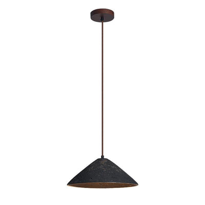 Sura Pendant Lamp Ceramic Cone Rustic Vintage Minimalist