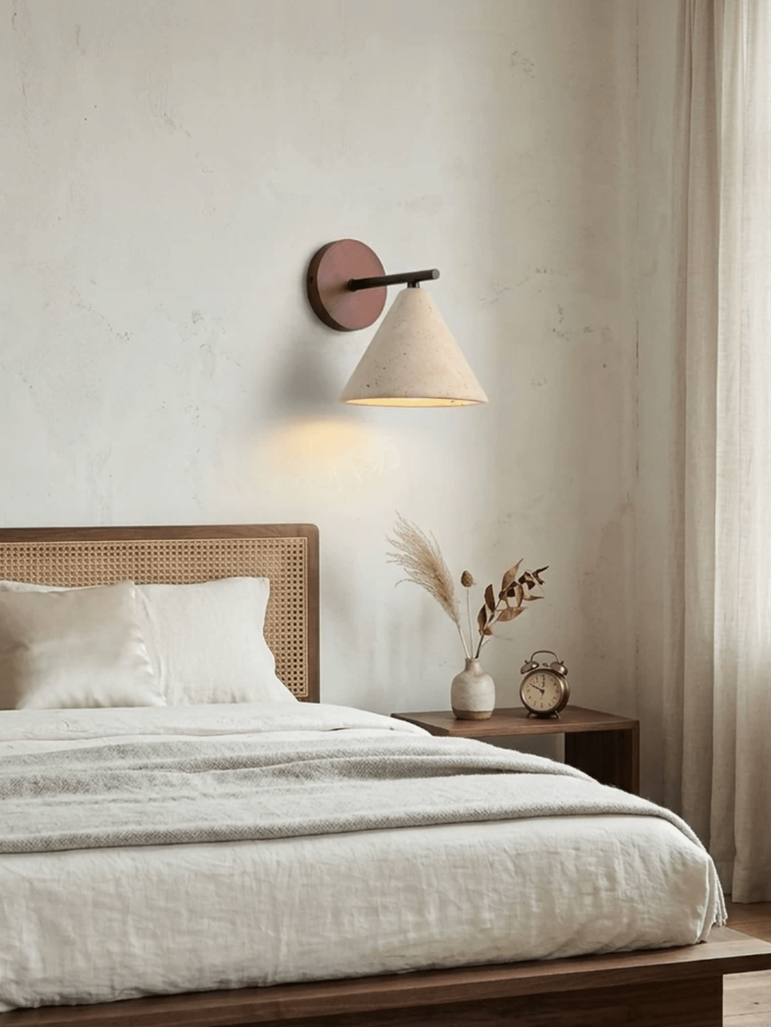 Valorenne Travertine Wall Light